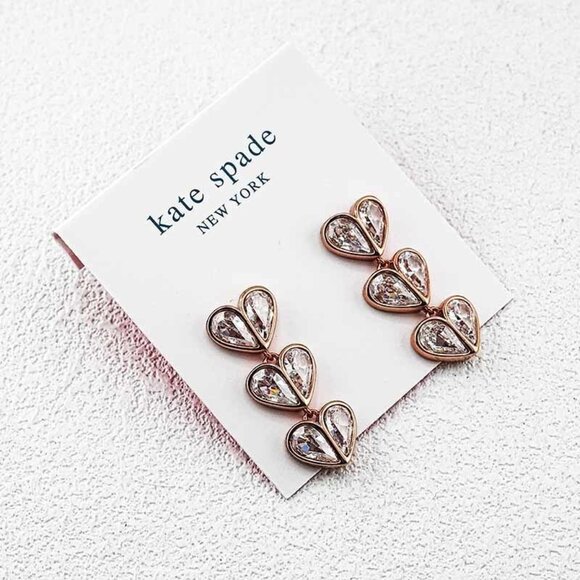 Kate Spade Heart Earrings - Picture 1 of 1